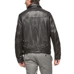 Exeter Leather Jacket // Black (2XL)