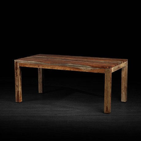 Romy Rectangular Table // Light Olive (71"L x 36"W x 30"H)