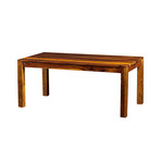 Romy Rectangular Table // Light Brown (71"L x 36"W x 30"H)