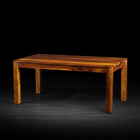 Romy Rectangular Table // Light Brown (71"L x 36"W x 30"H)