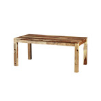 Romy Rectangular Table // Natural (71"L x 36"W x 30"H)