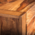 Large Andie 7 Drawers Rosewood Dresser // Light Brown