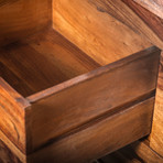 Large Andie 7 Drawers Rosewood Dresser // Light Brown