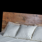 Industrial Style Tan Bed // Grey (Queen Size)