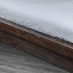 Industrial Style Tan Bed // Light Olive (Queen Size)