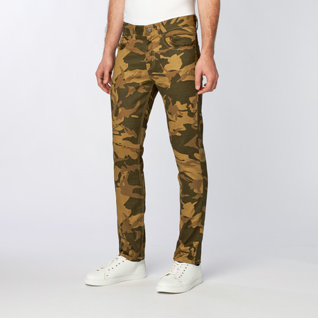 Dash Denim Collection Skinny Jeans // Camo (28WX30L)