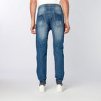 Dash Denim Collection Joggers // Mid Blue (L)