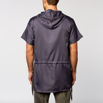 Breezy Windbreaker Poncho // Black + Charcoal // Pack of 2 (M)