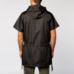 Breezy Windbreaker Poncho // Black + Charcoal // Pack of 2 (XL)