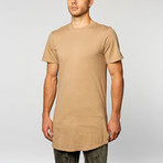 Peur Crewneck Tee // Khaki (L)