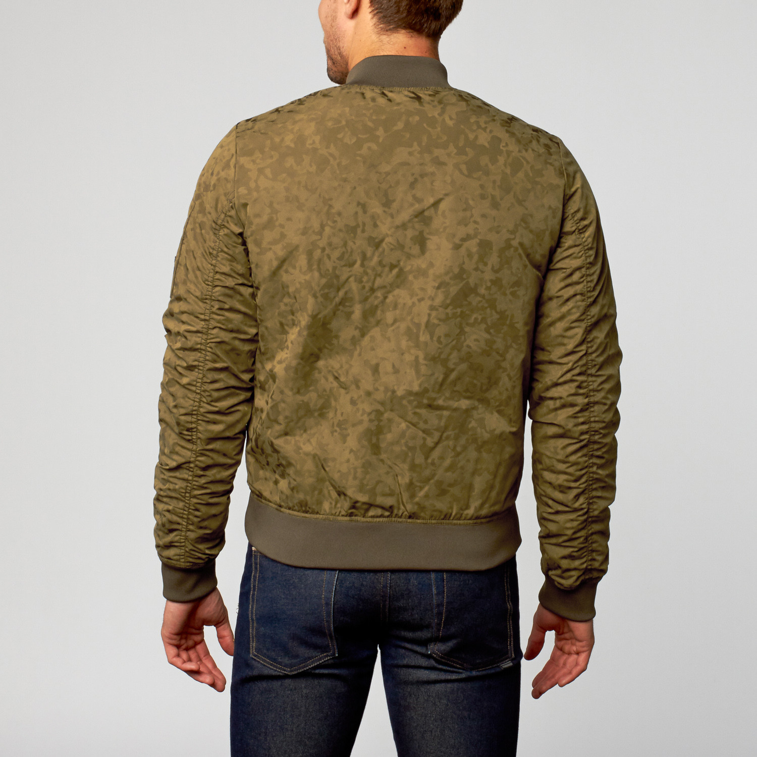 Shadow Camo Bomber // Military Olive (S) - OROBOS Clothing - Touch of ...