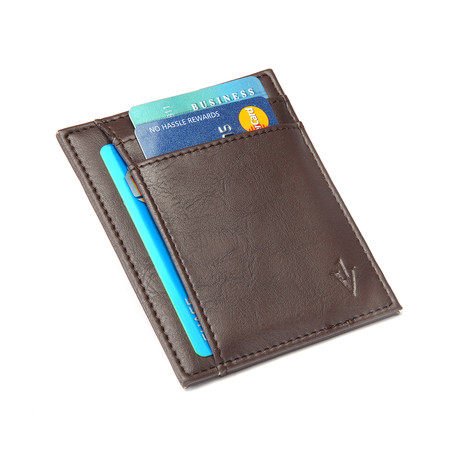 Defender RFID Blocking Card Holder // Lear // Brown