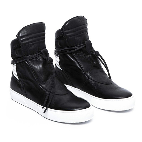 Giove High-Top Sneaker // Black + White (Euro: 40)