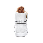 Amalfi High-Top Sneaker // White Leather + White Sole (Euro: 40)