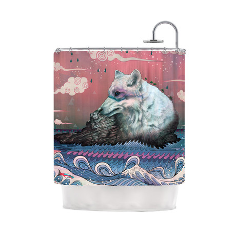 Lone Wolf // Shower Curtain