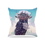 Journeying Spirit Owl // Throw Pillow (16" x 16")