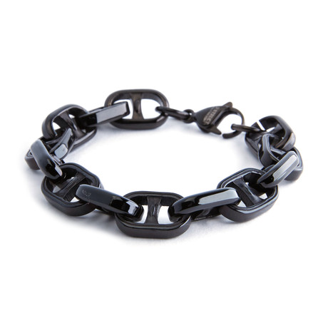 Marina Links Bracelet // Black