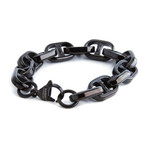 Marina Links Bracelet // Black