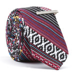 Skinny Tie + Tie Clip // Le Resistance // Red