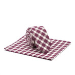 Skinny Tie + Pocket Square // Gyration Station // Purple
