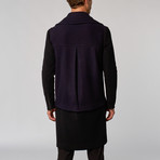 Convertible Coat // Navy Blue + Black (XM)