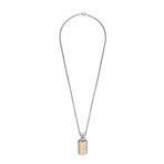 2-Tone Dog Tag // Silver + Gold