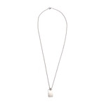 Evil Eye Necklace // Silver