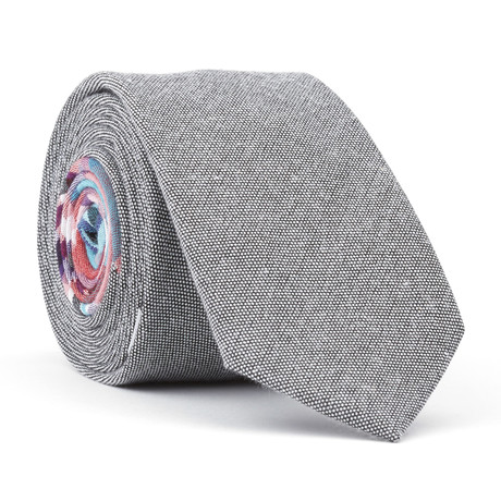 Skinny Tie // Rude Rudi // Grey