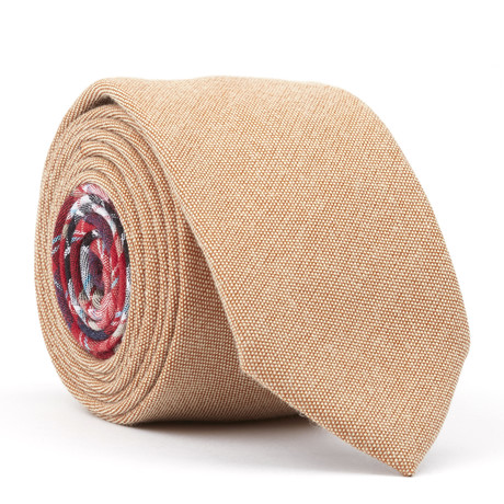 Skinny Tie // Commander Mander // Salmon