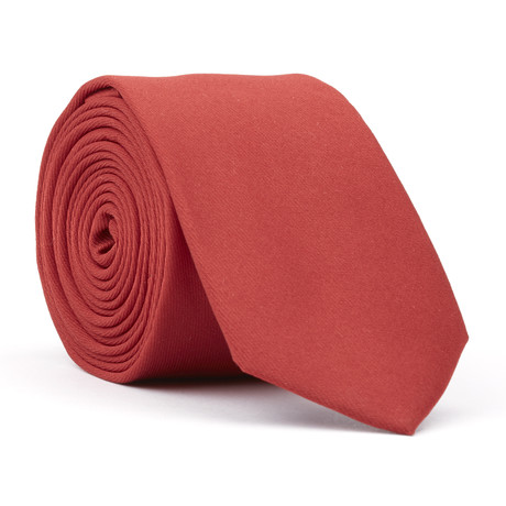 Skinny Tie // Correction Lasting 4 hours // Red
