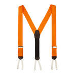 Handmade Grosgrain Suspenders // Orange