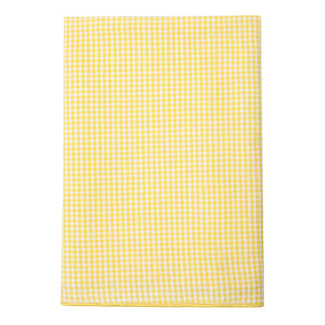 Seersucker Check Pocket Square // Yellow