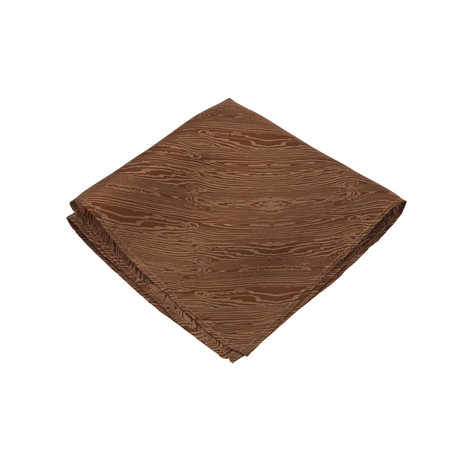 The Tree Hugger Pocket Square // Brown