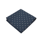 The Cool Blue Crisp Pocket Square // Blue