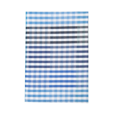 Trendy Plaid Pocket Square // Blue