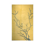 Dendro Handtufted Rug // Gold (11'L x 8'W)