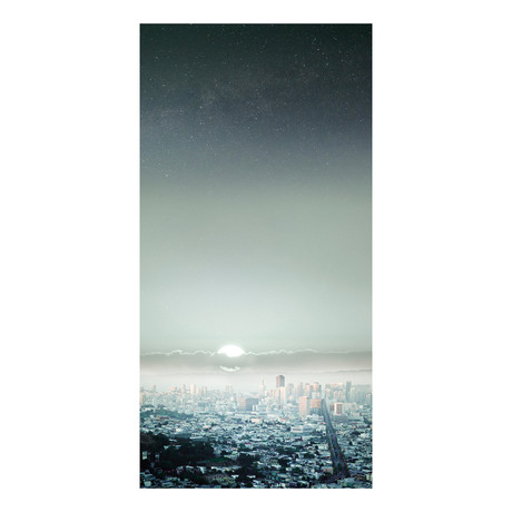 San Francisco Sunrise (Canvas // 8"W x 15"H x 1.75"D)