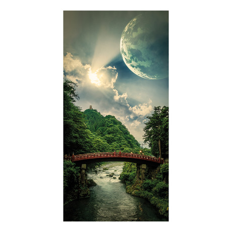 Nikko, Bridge to Heaven (Canvas // 8"W x 15"H x 1.75"D)