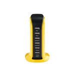 6-Port Desktop USB Charger // Yellow