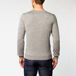V-Neck Sweater // Heather Grey (M)