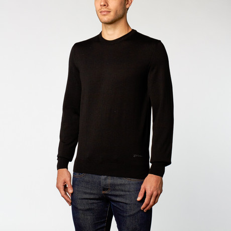 Round-Neck Sweater // Black (M)