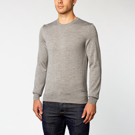 Round-Neck Sweater // Heather Grey (M)