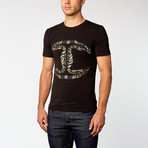 Just Cavalli // Graphic Tee // Black (M)