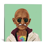 Mahatma Gandhi // Amit Shimoni (12"W x 12"H x 0.75"D)