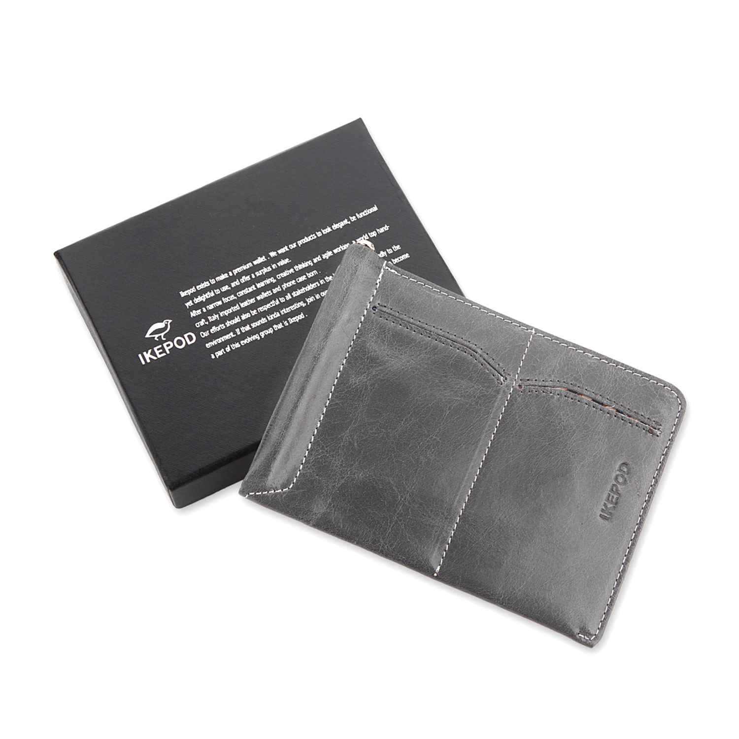 Passport Sleeve Wallet (Black) Ikepod Touch of Modern