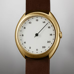 Slow O 12 Quartz // Gold Case + White Dial