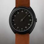 Slow O 11 Quartz // Black Case + Black Dial