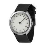 Slow O 04 Quartz // Silver Case + White Dial