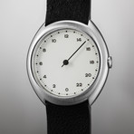 Slow O 04 Quartz // Silver Case + White Dial