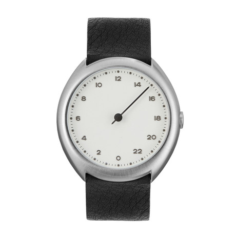 Slow O 04 Quartz // Silver Case + White Dial